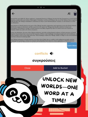 Panda StroryVox iPad screenshot