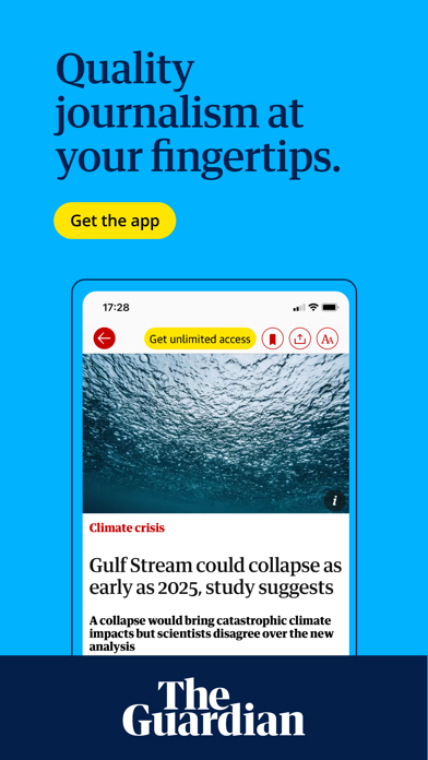 The Guardian - Live World News Screenshot