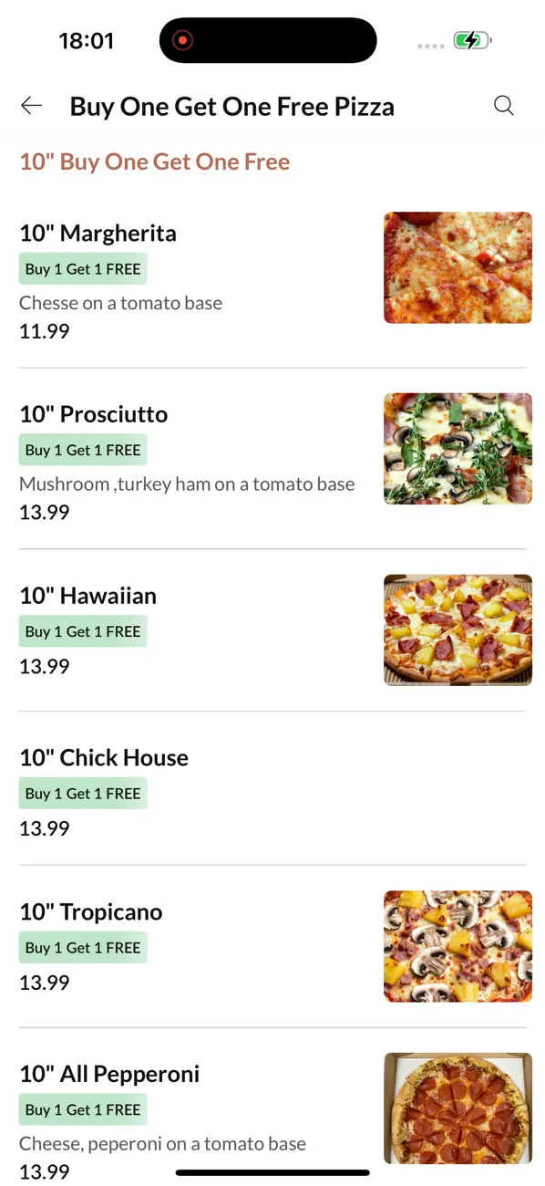 Screenshot #3 pour Marios Pizza.
