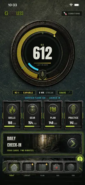 Gridless: Readiness Score RQ™ screenshot 4