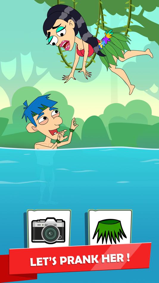 #5. Save The Hobo: Funny Choices (iOS) By: IBEAN COMPANY LIMITED