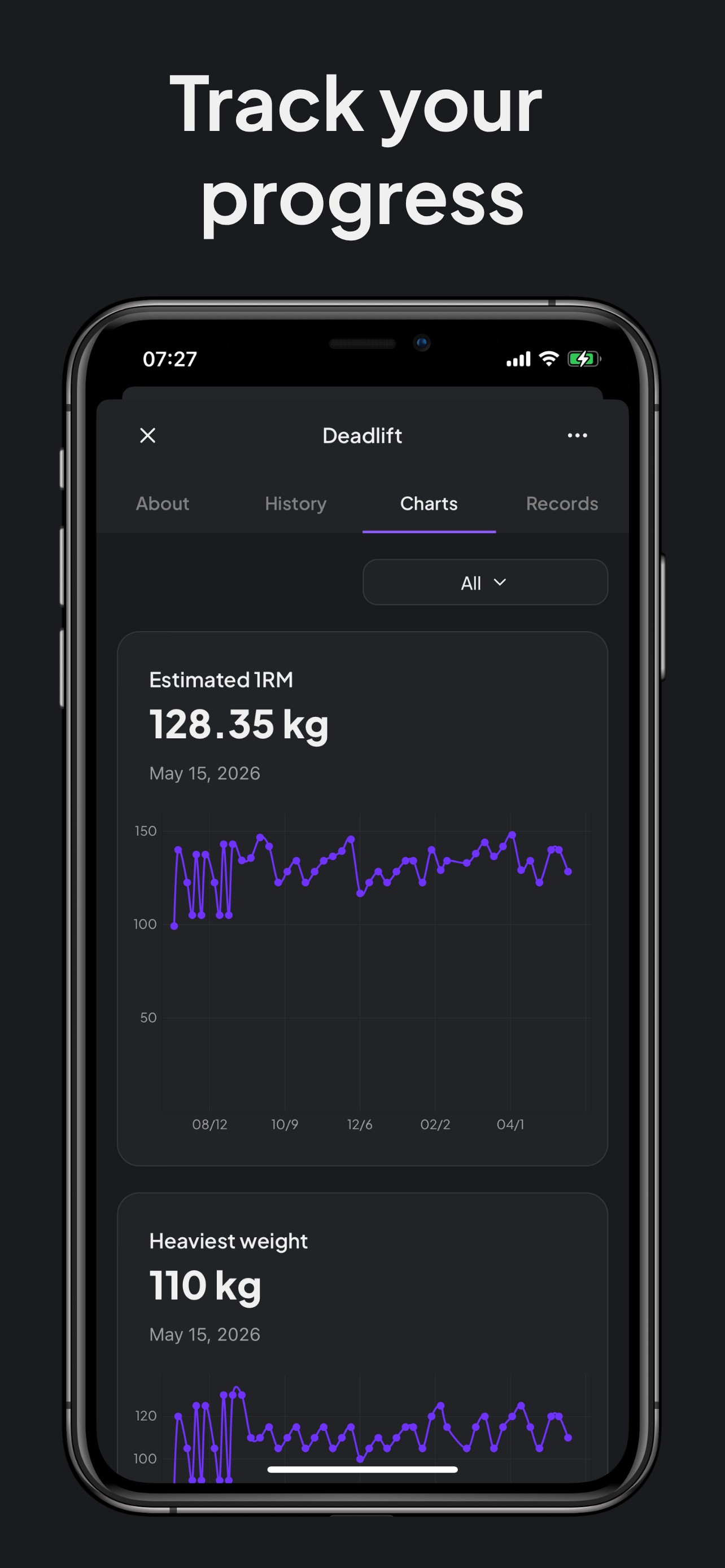 TopSet - Fitness Gym Tracker screenshot 3