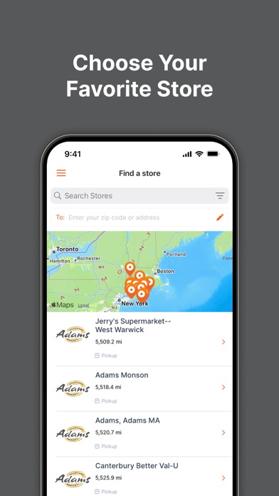 Adams Hometown Markets Screenshot
