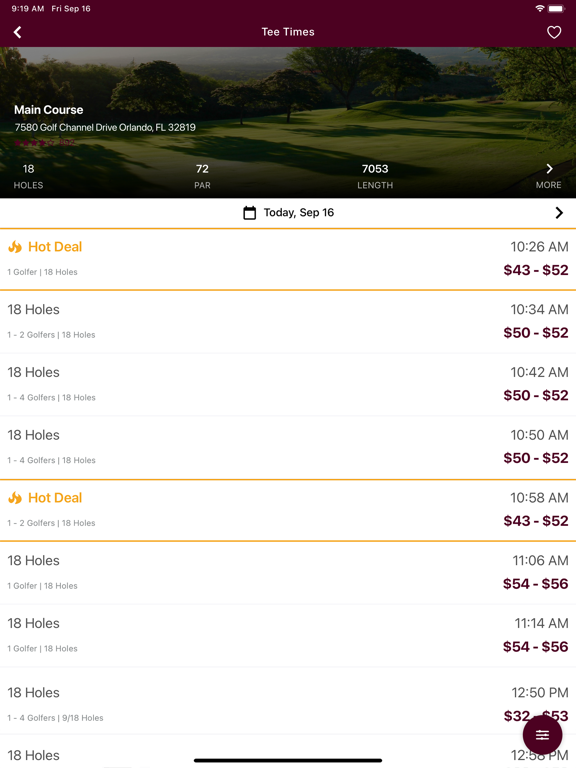 Golf Summerlin - Las Vegas iPad screenshot