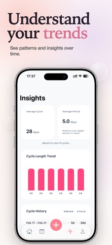 Evola: Period & Cycle Tracker Screenshot 4 of 5
