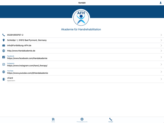 Handakademie iPad screenshot