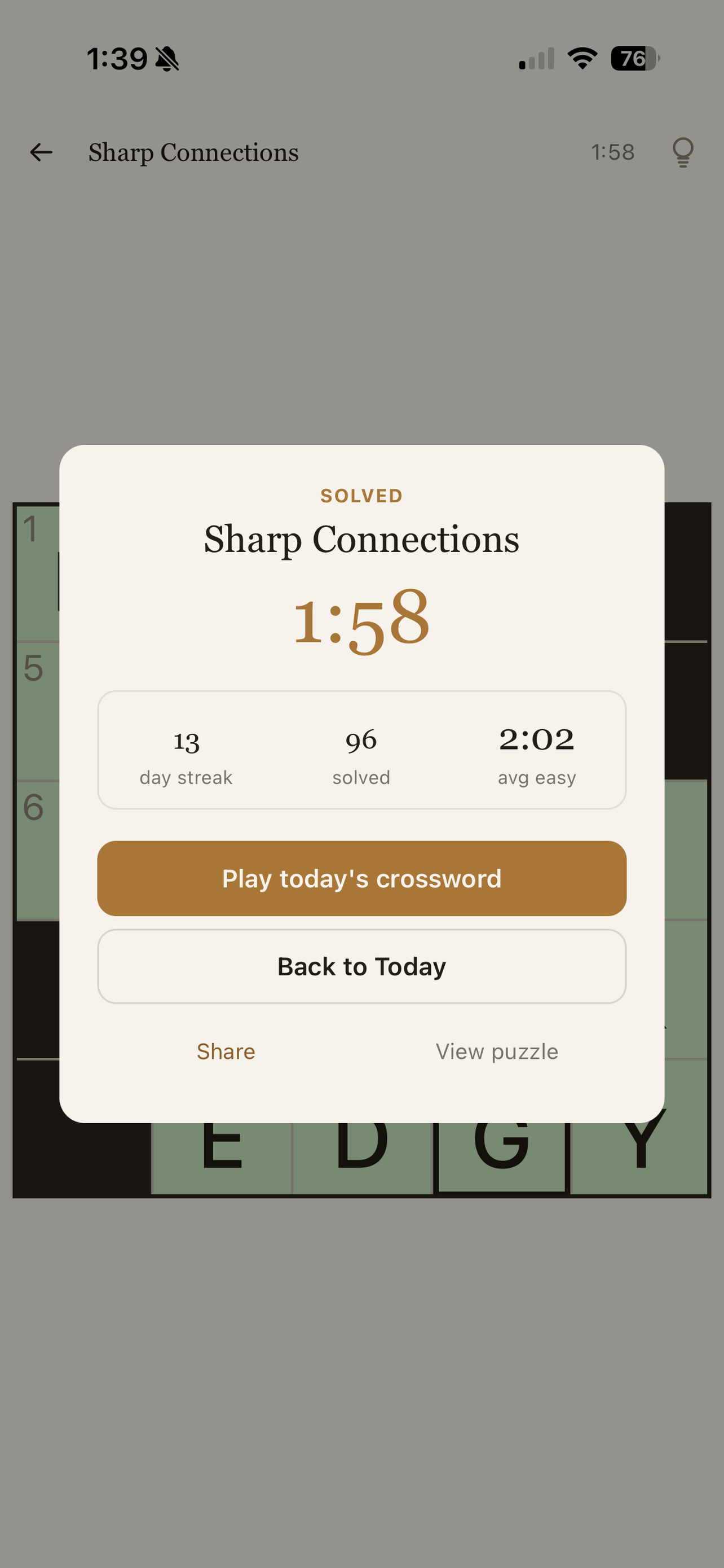 Joinery: Daily Crosswords screenshot 3