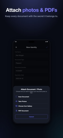 SolidPass Offline Vault iPhone screenshot