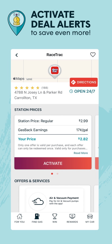 GasBuddy: Find & Pay for Gas - Activa Descuentos