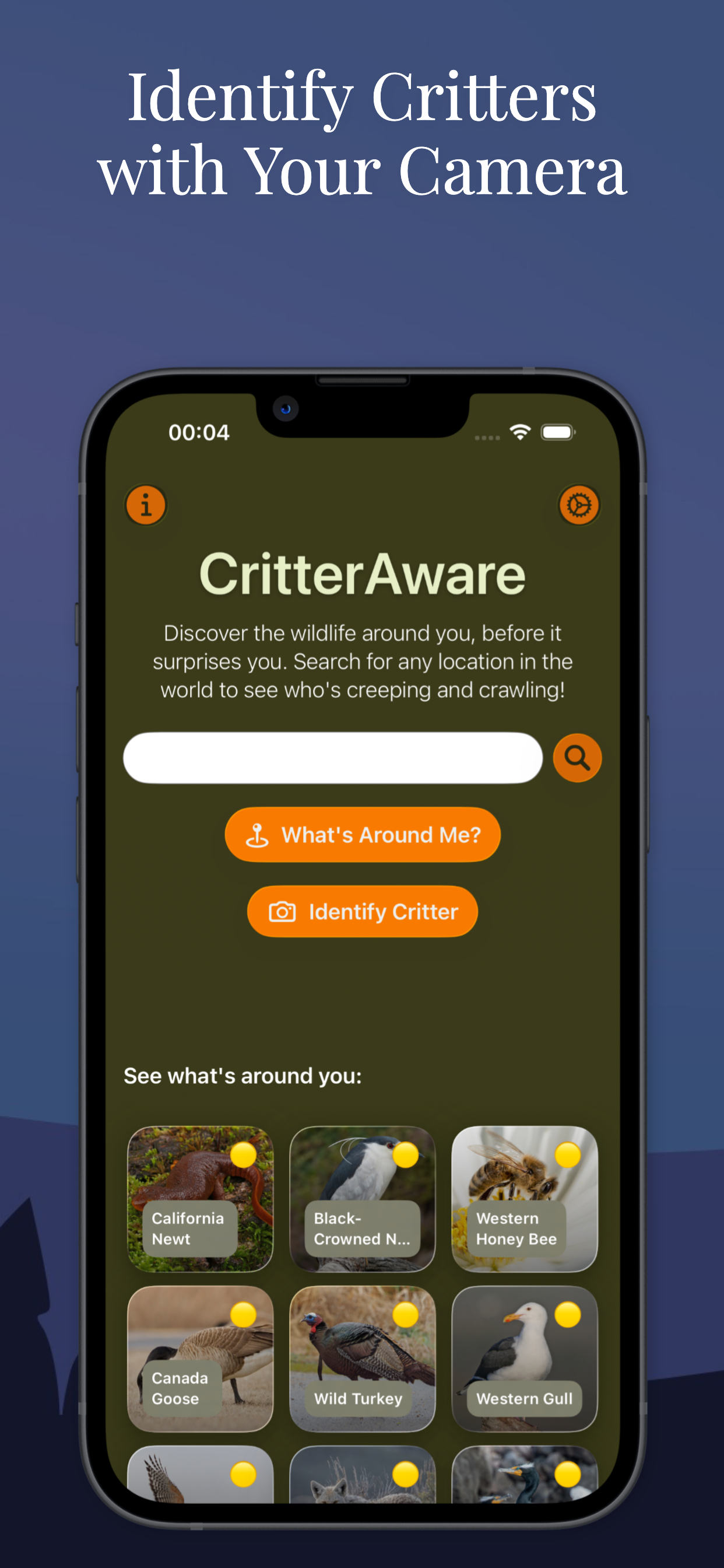CritterAware: Wildlife Finder