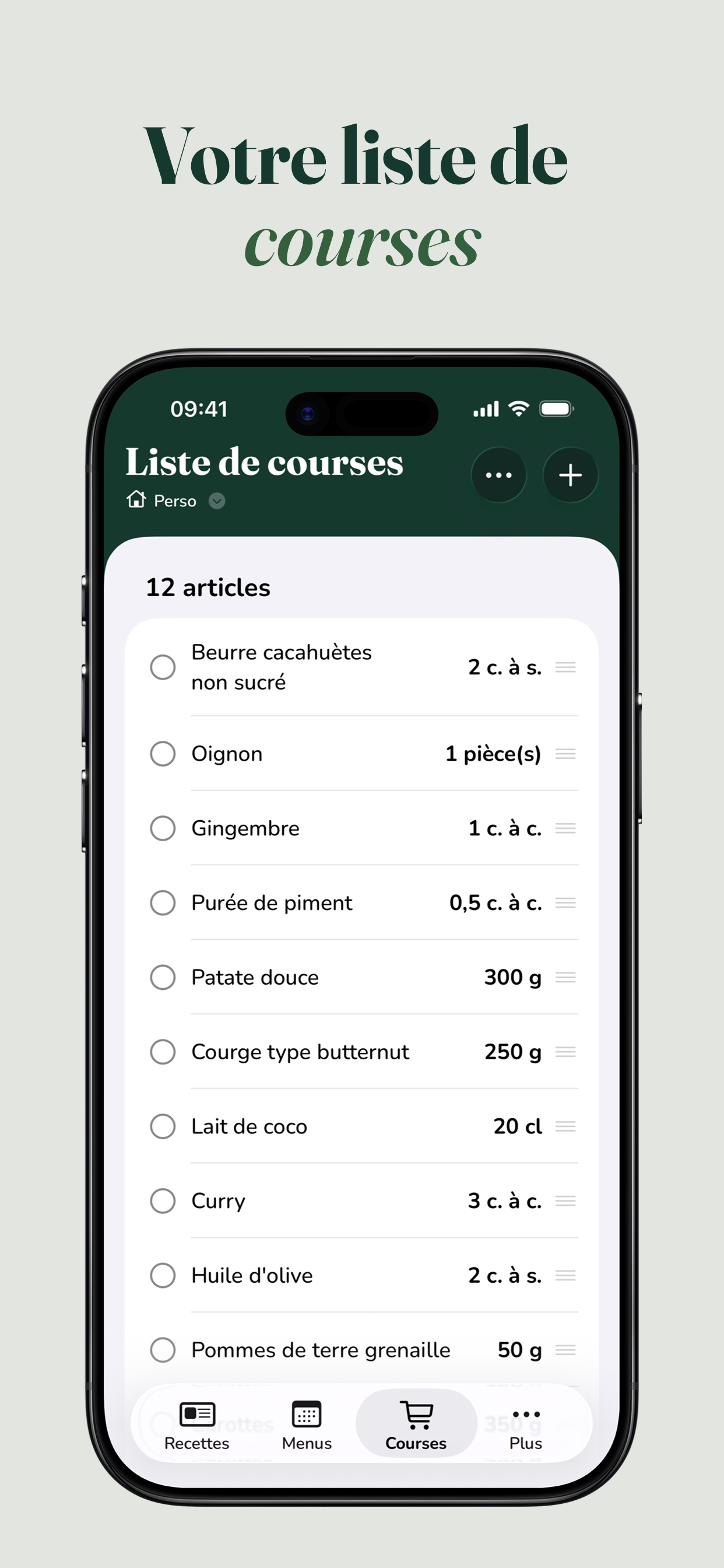 Cocotte • Carnet de recettes