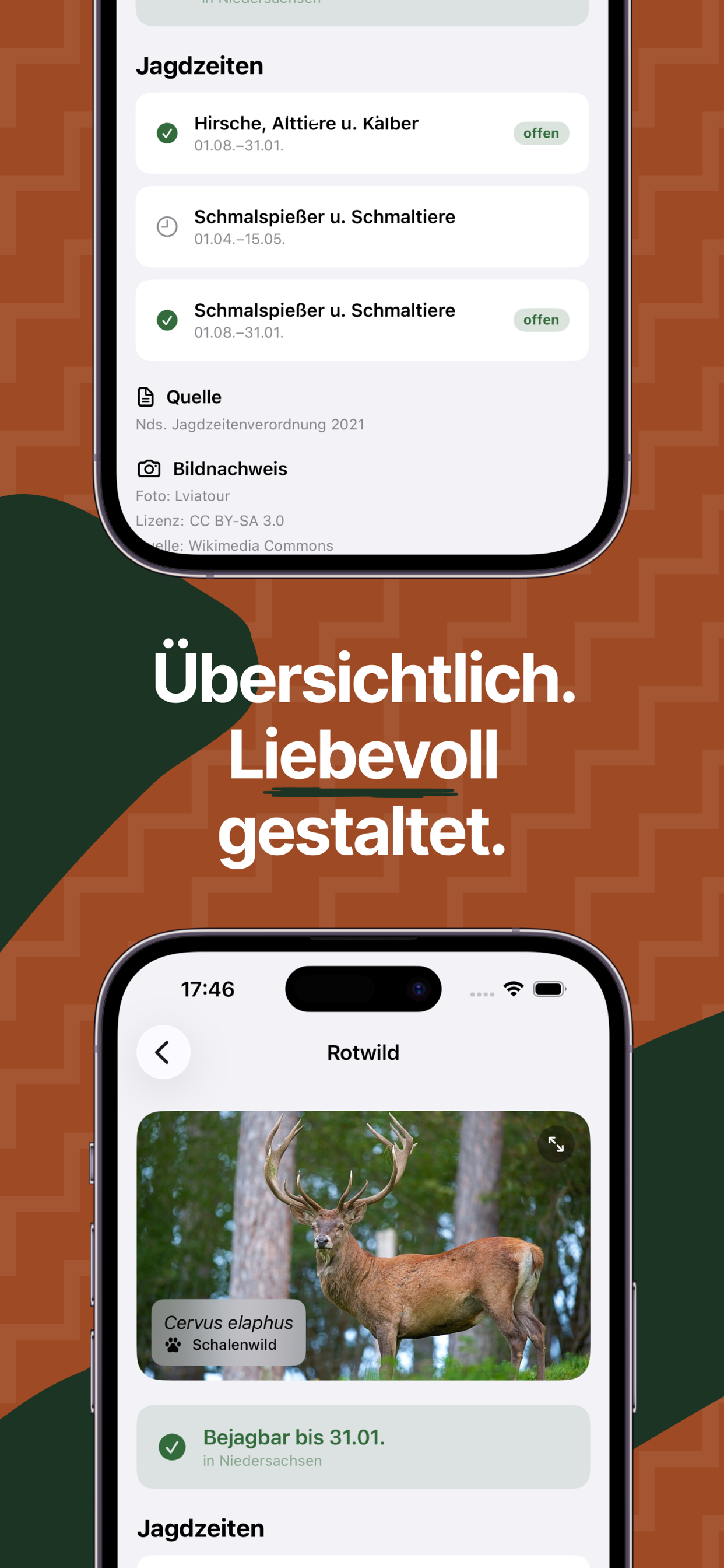 Jagdzeiten & Schonzeiten screenshot 3