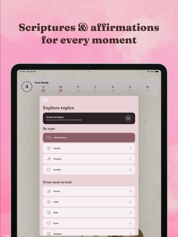 Divine: Women's Bible Widgets iPad screenshot 4