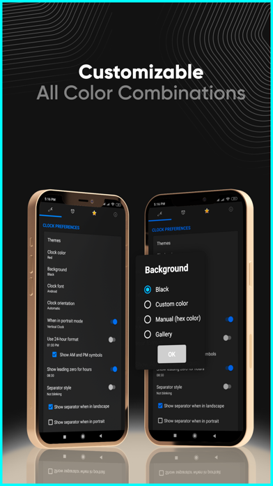 Huge Digital Clock - Bed Side screenshot 6