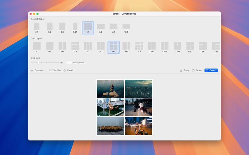 App screenshot