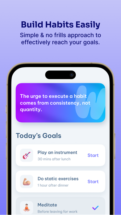HabitsWonder: Lifetime Habits Screenshot