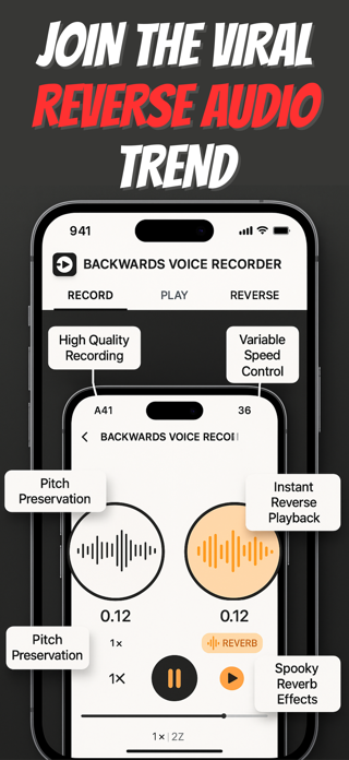 Backwards Voice Recorder Screenshot 2 of 4