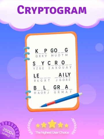 Cryptogram - Word Code Games