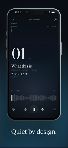 Murmur: Audiobook Player Screenshot 1 of 5