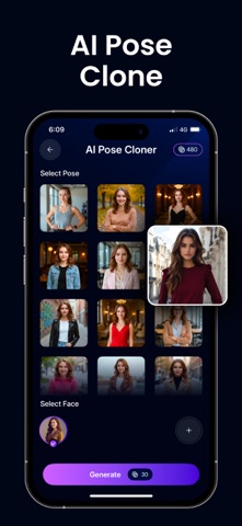 AI Headshot Generator - HiShot iPhone screenshot