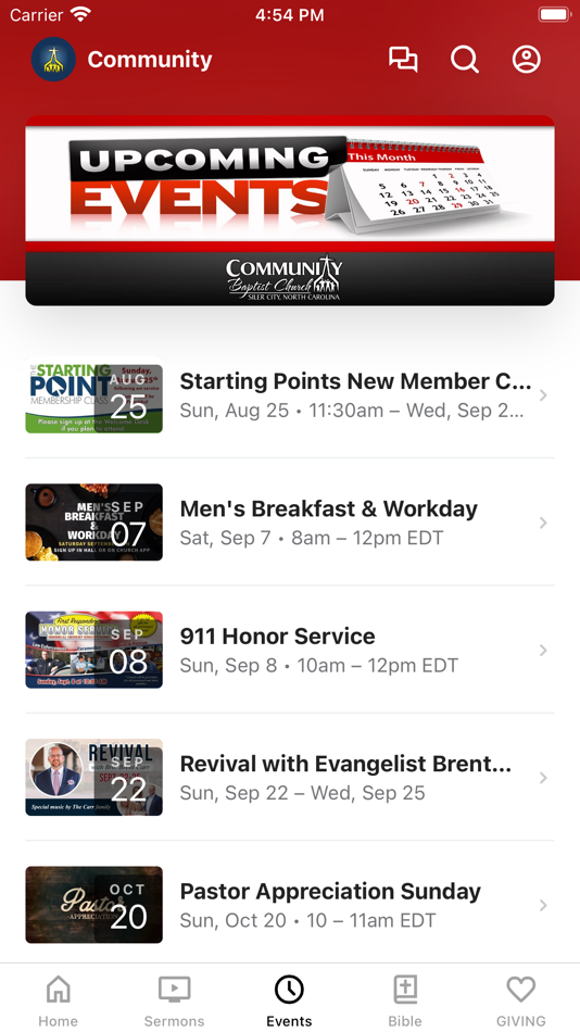 #3. Community Baptist Siler City (iOS) 来自: Community Baptist Church of Siler City, Inc