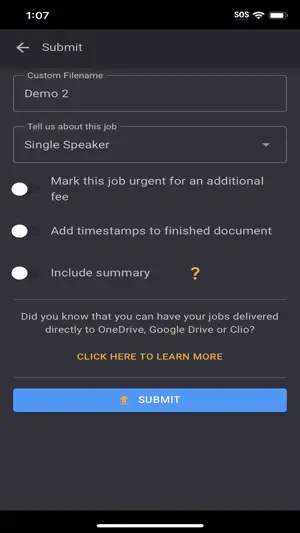 SpeakWrite - Voice to Document screenshot 3