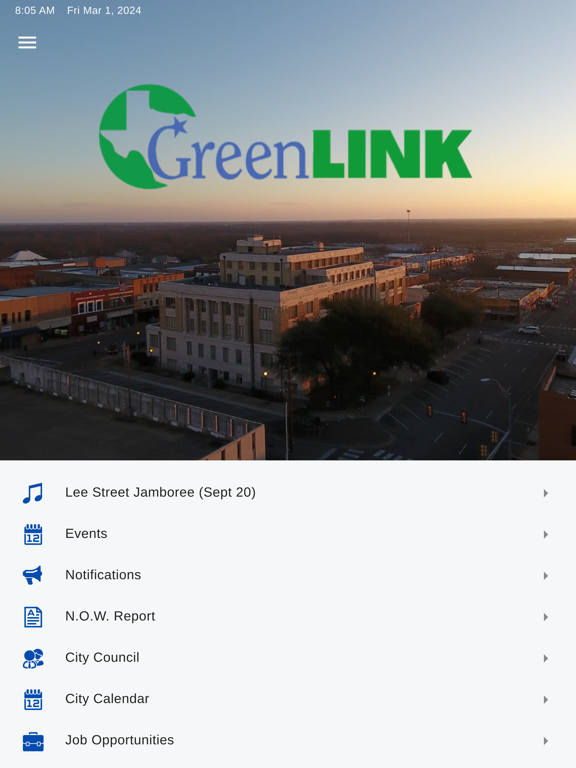GreenLINK TX iPad screenshot 1 - Utilities app