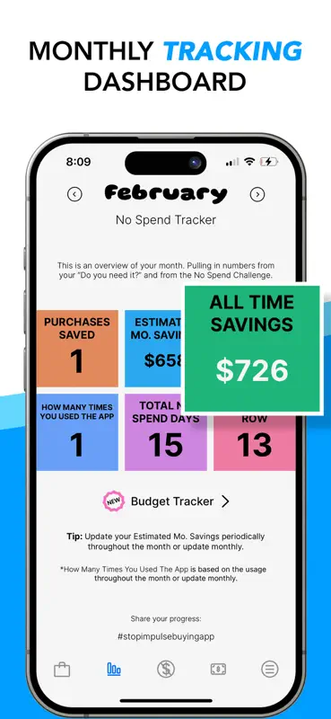 Stop Impulse Buying | No Spend screenshot 5 of 7