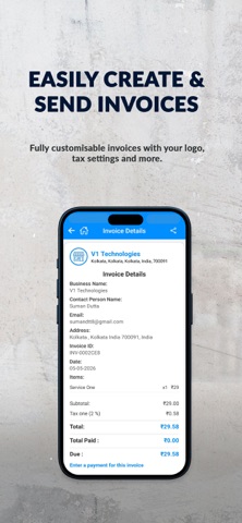Invoice Maker For Freelancers screenshot