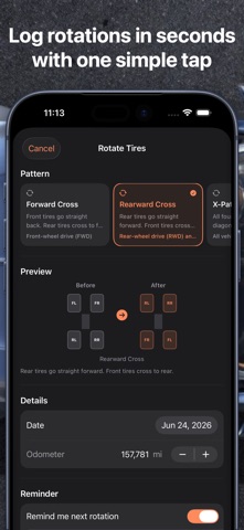 Tread – Tire Health Tracker iPhone screenshot