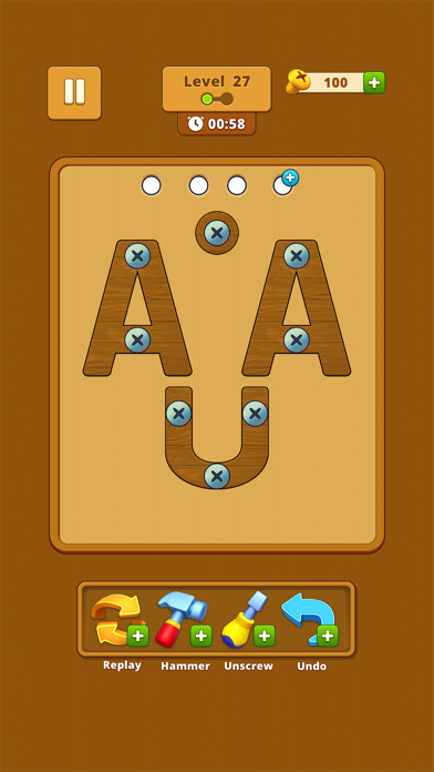 Screw Wood Nuts: Bolts Puzzle Screenshot