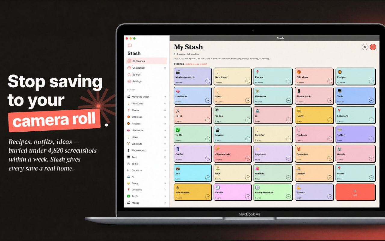 Stash Anything: Digital Vault