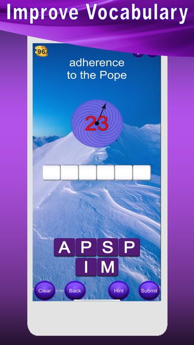 Screenshot #2 pour Word Scramble Trivia Quiz