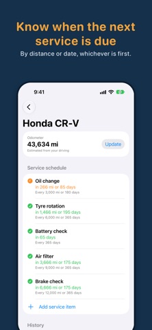 Oilmark: Car Service Log screenshot 1