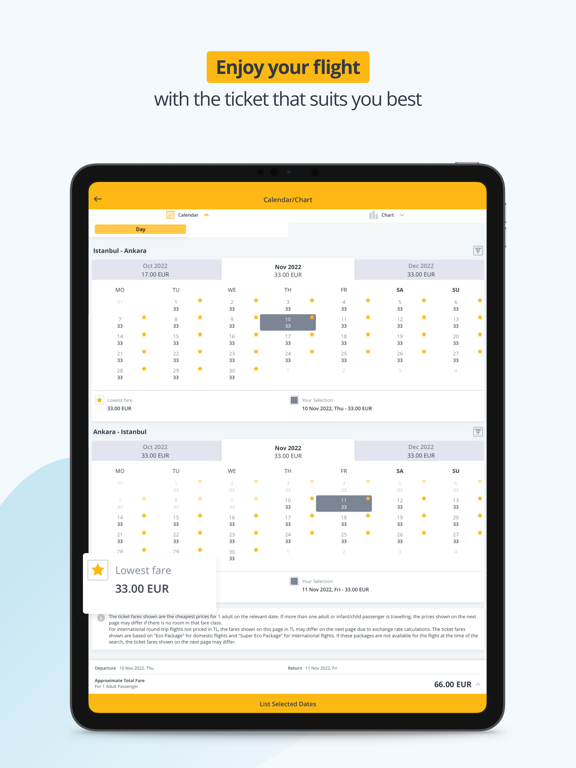 Pegasus: Cheap Flight Tickets iPad screenshot 9 - Travel app