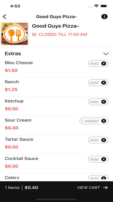 Good Guys Pizza - Restaurant Screenshot