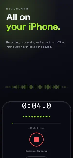 RecoBooth — Studio Recorder screenshot 4