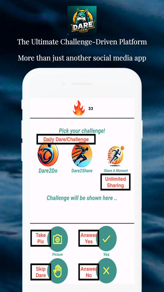 #1. DareDen (iOS) 由: DareDenLLC