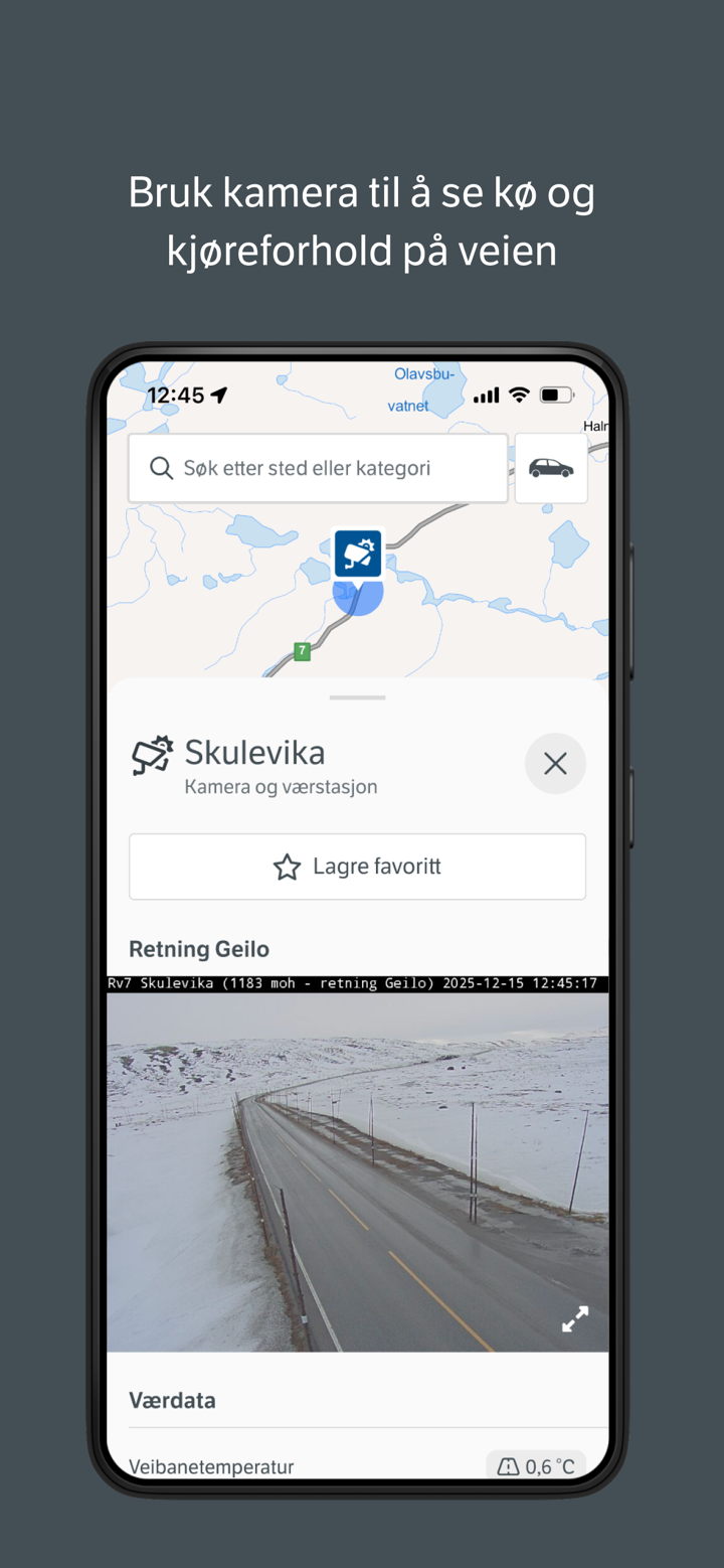 Vegvesen trafikk screenshot 7