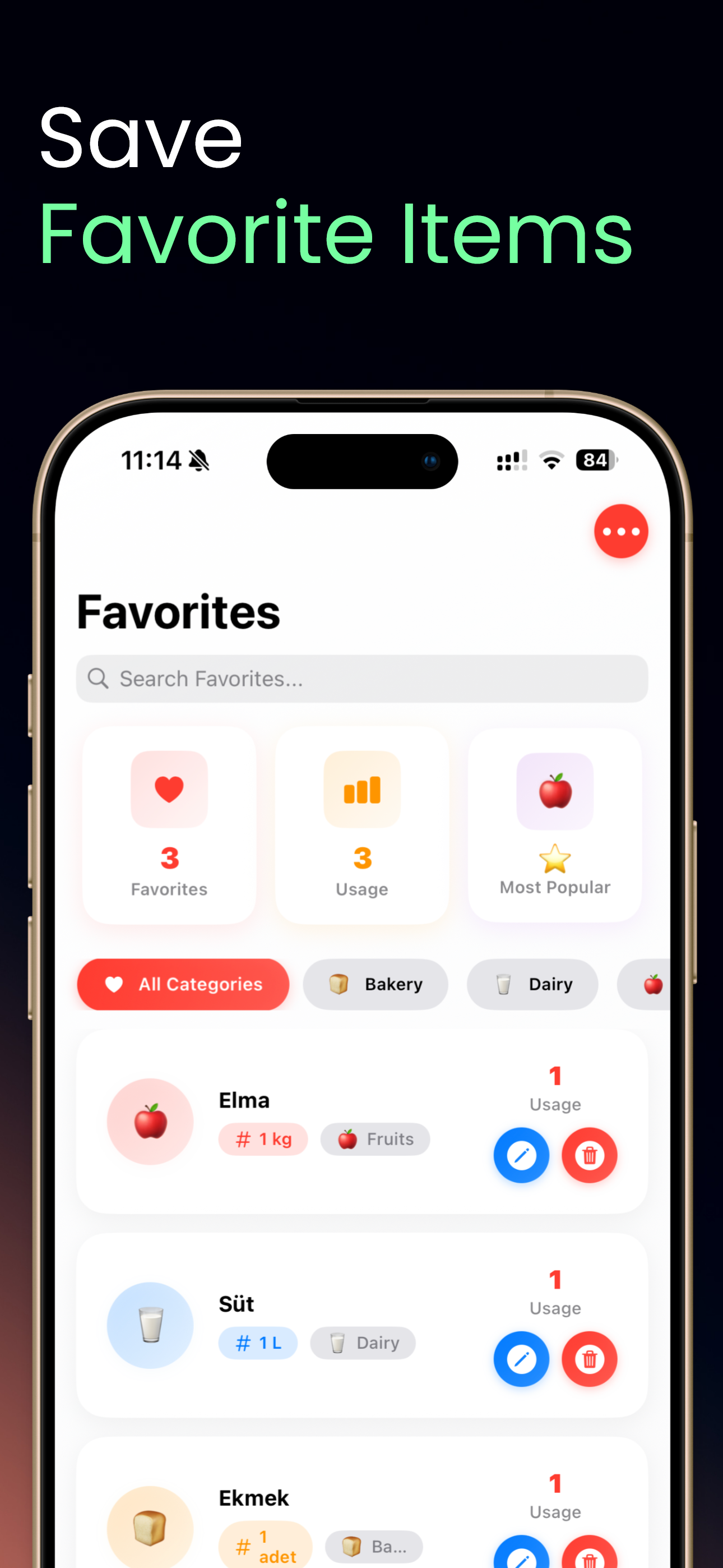 Simplio Shopping List Planner screenshot 2
