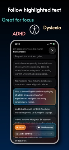Offline AudioBook: VoiceReader iPhone screenshot