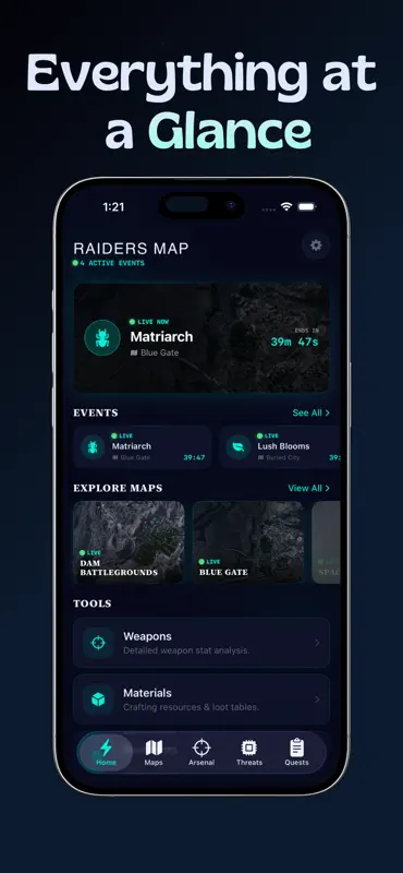 Raiders Map & Live Events screenshot 7 of 7
