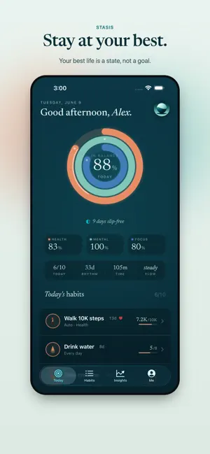 Stasis: Calm Habit Tracker screenshot 1