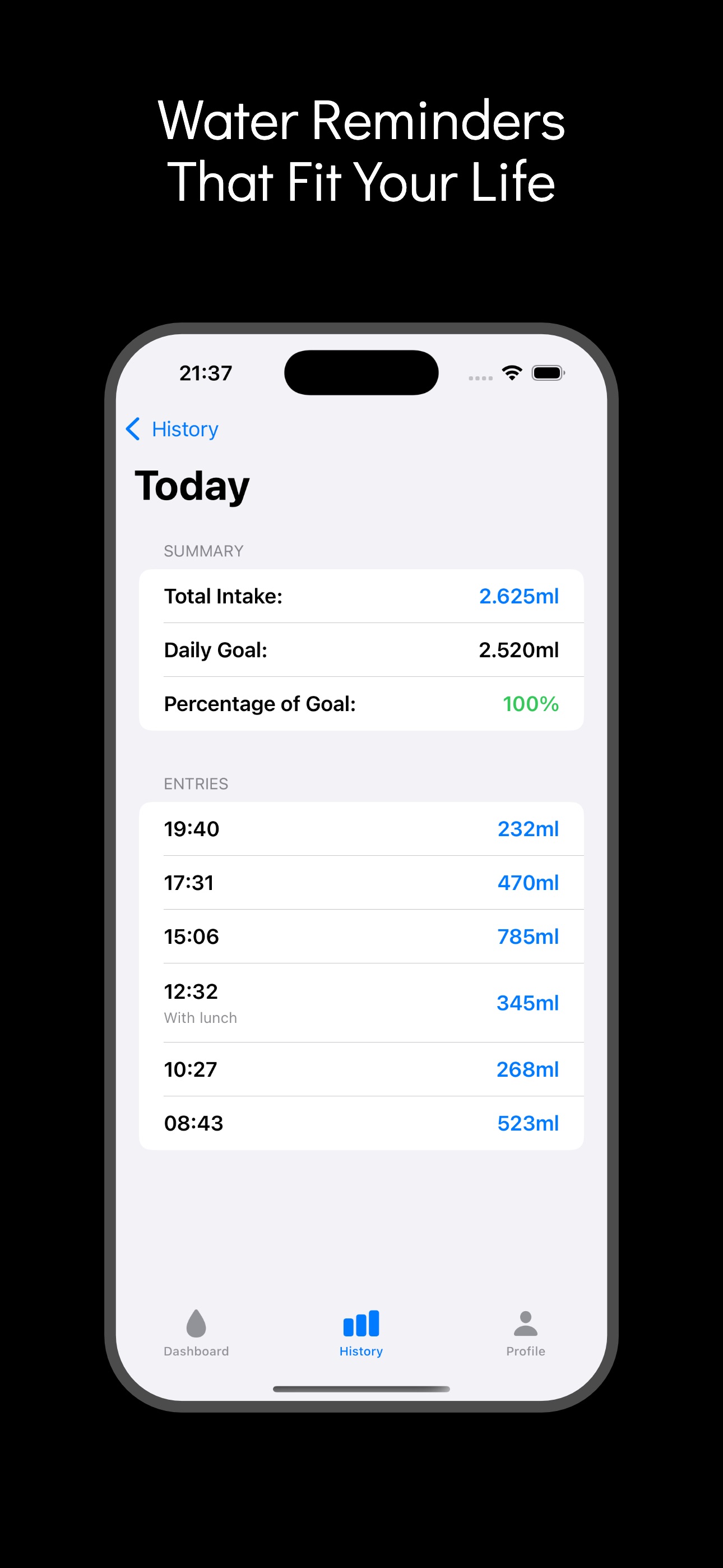Drink - Water Reminder screenshot 5