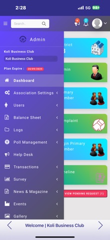 Admin Koli Business Club screenshot