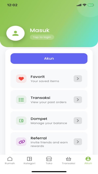 App screenshot