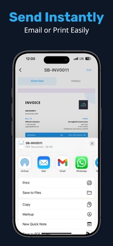 Invoice Maker: Estimate, Quote Screenshot 3 of 10