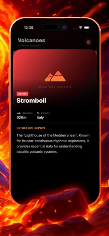 Volcano Radar screenshot