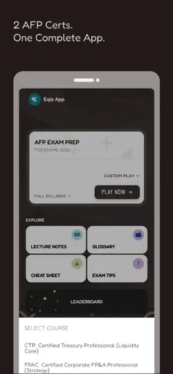 AFP Treasury Exam Prep (+AI) iPhone Screenshot 2