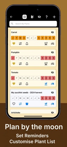 Lunar Planting Guide & Planner app screenshot 2